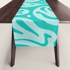Eggshell Blue Melted Happiness Table Runner Gallery Image 1