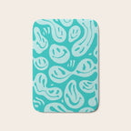 Eggshell Blue Melted Happiness Bath Mat Gallery Image 1