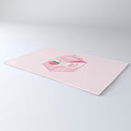 Kawaii Strawberry Milk Shake Rug Gallery Image 3