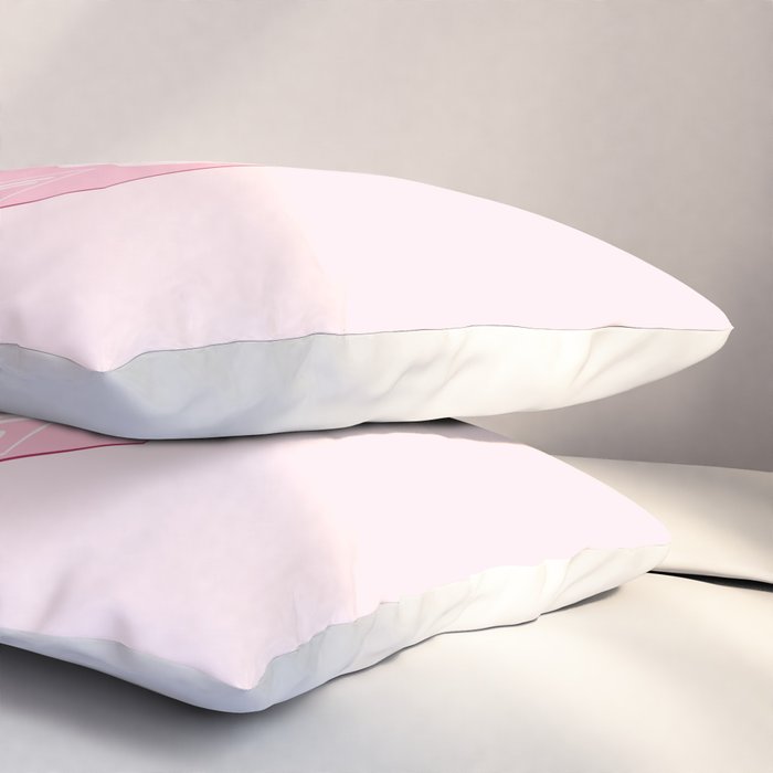Kawaii Strawberry Milk Shake Pillow Sham Gallery Image 3