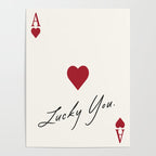 Ace of hearts - lucky you Poster Gallery Image 4