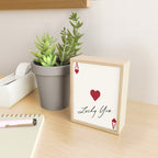 Ace of hearts - lucky you Mini Art Print Gallery Image 2