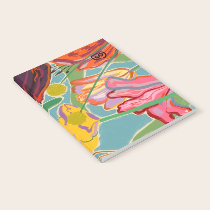 COLOURFUL TULIPS MEDITATION Notebook Gallery Image 1