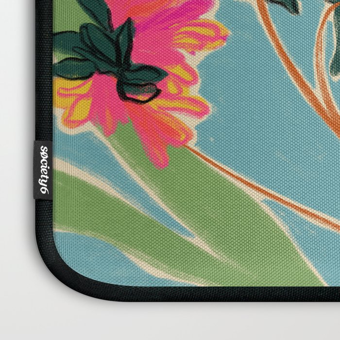 COLOURFUL TULIPS MEDITATION Laptop Sleeve Gallery Image 3