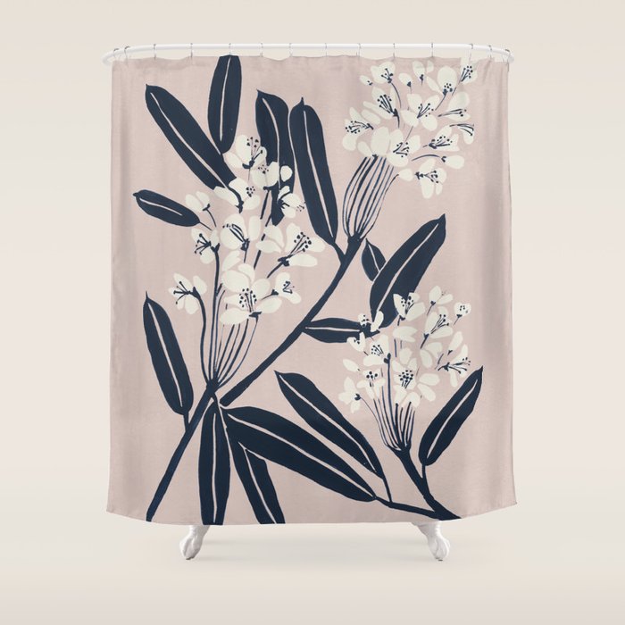 Boho Botanica Shower Curtain Gallery Image 1