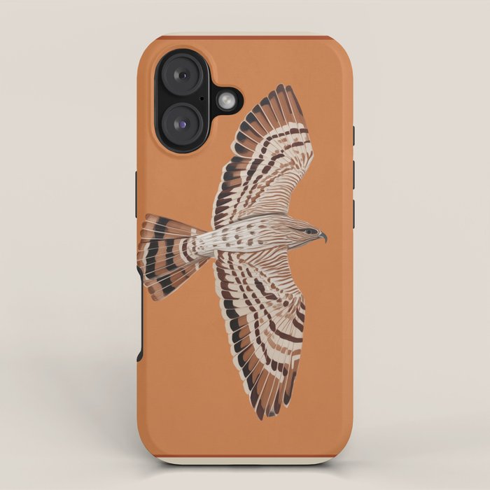 Hawk in Still Flight iPhone Case Gallery Image 1
