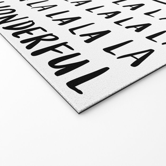Life is Wonderful Welcome Mat Gallery Image 2