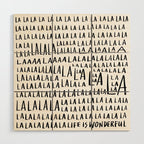 Life is Wonderful Wood Wall Art Gallery Image 1