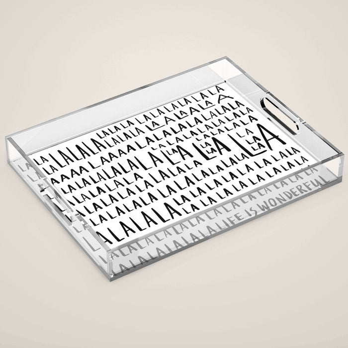 Life is Wonderful Acrylic Tray Gallery Image 1