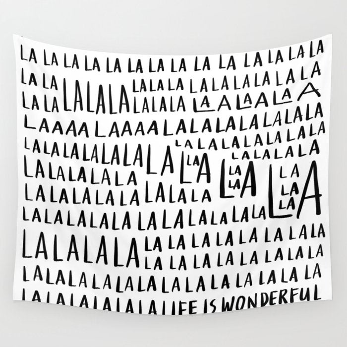 Life is Wonderful Wall Tapestry Gallery Image 1