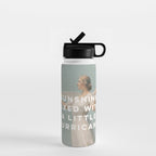 Sunshine Mixed With a Little Hurricane, Feminist Water Bottle Gallery Image 1