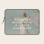 Sunshine Mixed With a Little Hurricane, Feminist Laptop Sleeve Gallery Image 1