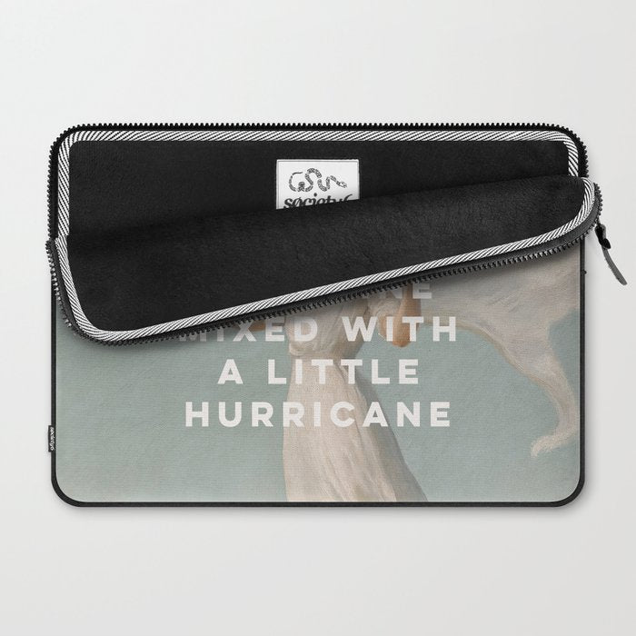 Sunshine Mixed With a Little Hurricane, Feminist Laptop Sleeve Gallery Image 2