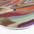 Colorful Liquid Swirl Bath Mat Gallery Image 3