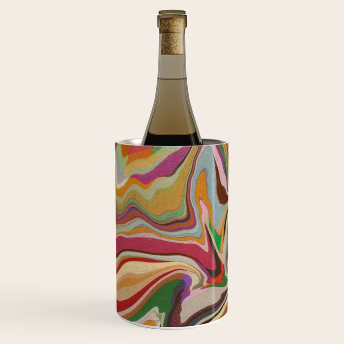 Colorful Liquid Swirl Wine Chiller Gallery Image 2