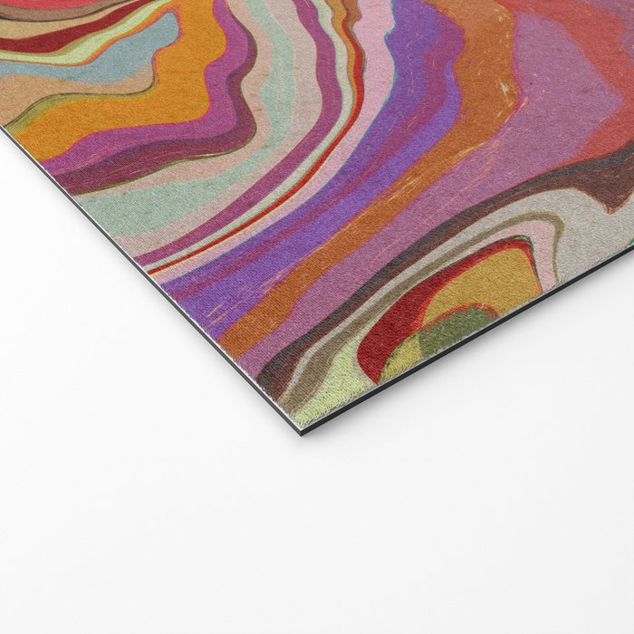 Colorful Liquid Swirl Welcome Mat Gallery Image 2