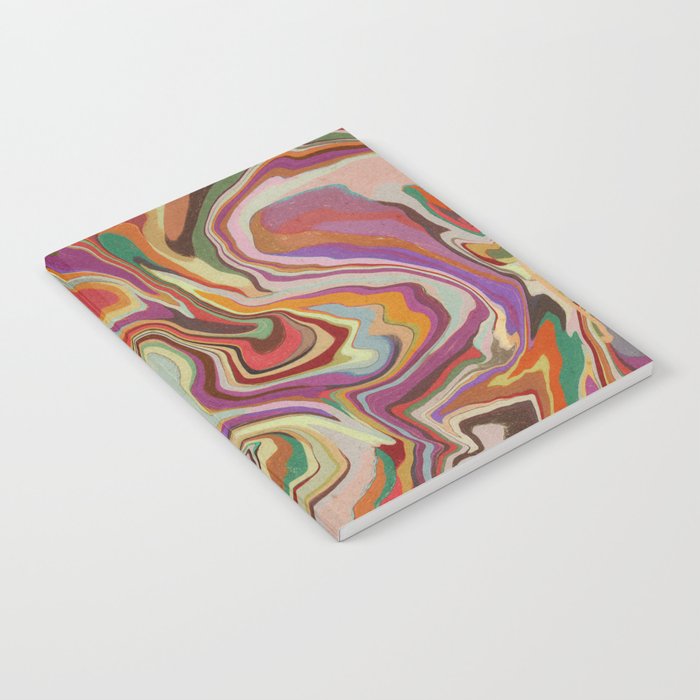 Colorful Liquid Swirl Notebook Gallery Image 2