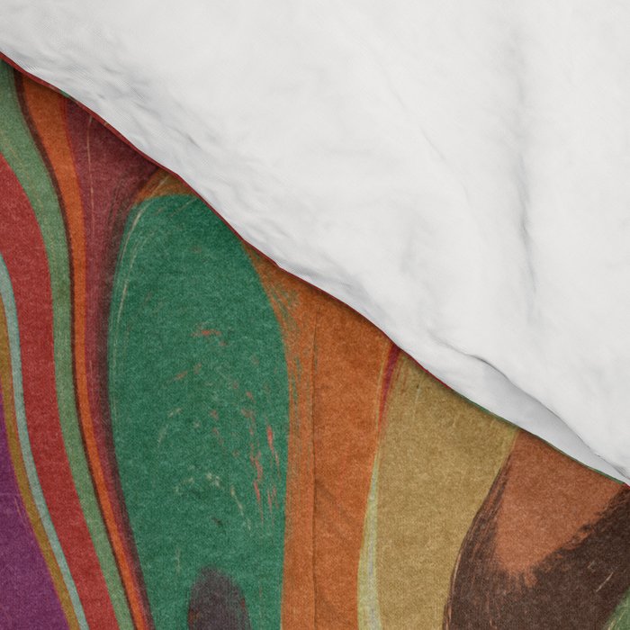 Colorful Liquid Swirl Comforter Gallery Image 4