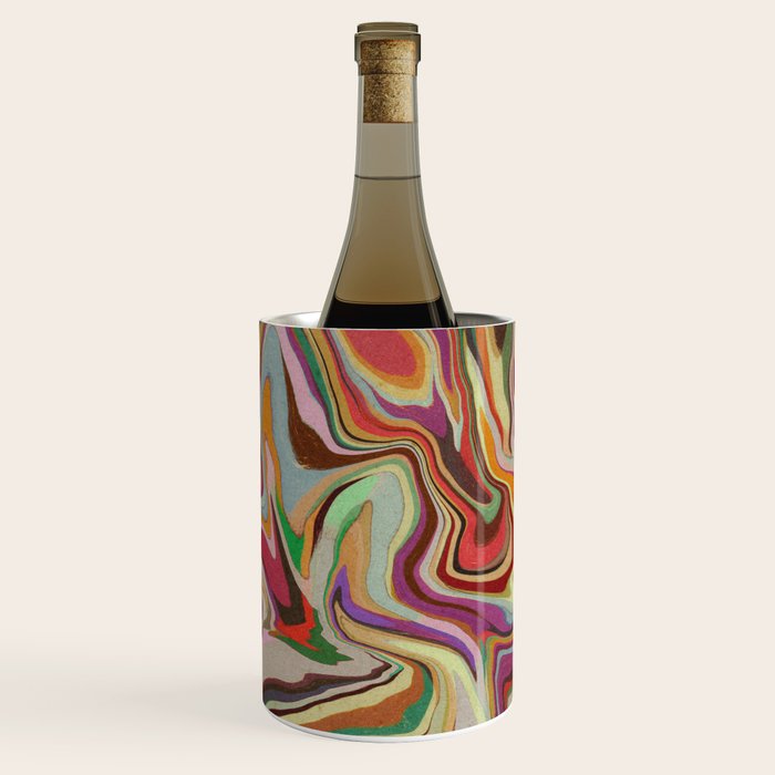 Colorful Liquid Swirl Wine Chiller Gallery Image 1