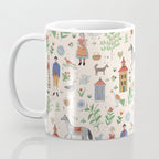 Swedish Folk Art Coffee Mug Gallery Image 3