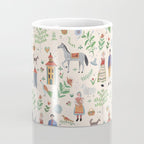 Swedish Folk Art Coffee Mug Gallery Image 4