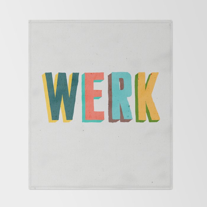 Werk Throw Blanket Gallery Image 2