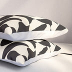  Black&White Warped Wavy Check Pillow Sham Gallery Image 3