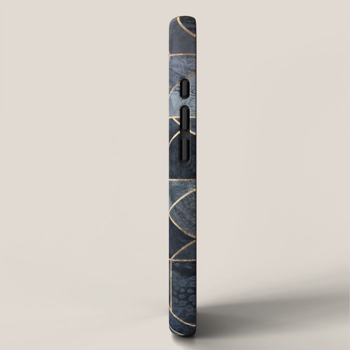Abstract Nature - Dark Blue iPhone Case Gallery Image 2