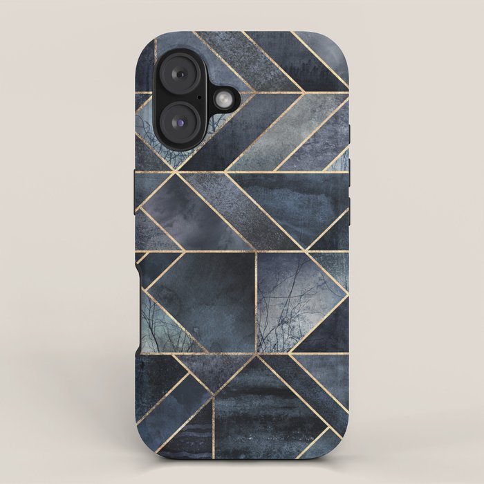 Abstract Nature - Dark Blue iPhone Case Gallery Image 1