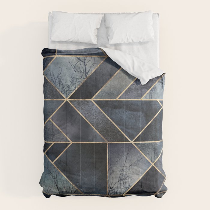 Abstract Nature - Dark Blue Comforter Gallery Image 6