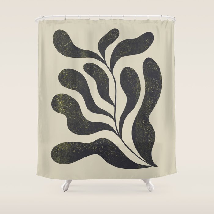Abstract Plant No. 1 Shower Curtain Gallery Image 1