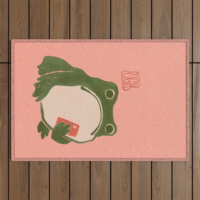 Ugh Matsumoto Hoji Frog Outdoor Rug Gallery Image 1