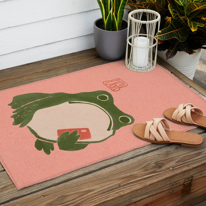 Ugh Matsumoto Hoji Frog Outdoor Rug Gallery Image 2
