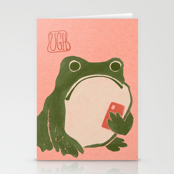 Ugh Matsumoto Hoji Frog Stationery Card Gallery Image 2