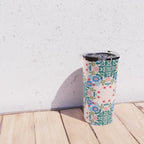 Scandinavian Folk Art Mandala  Travel Mug Gallery Image 4