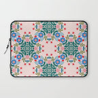 Scandinavian Folk Art Mandala  Laptop Sleeve Gallery Image 1