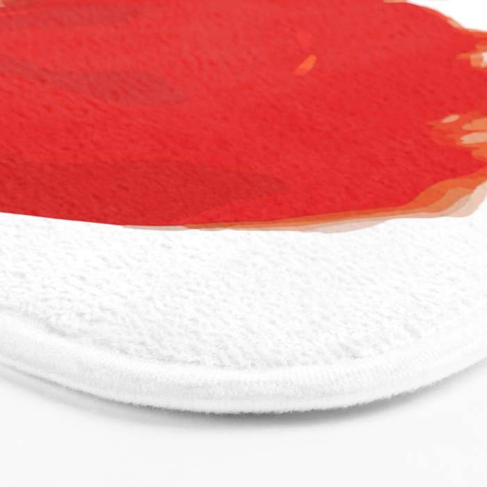 Christmas Doll in Red Dress Vector Art Bath Mat Gallery Image 3