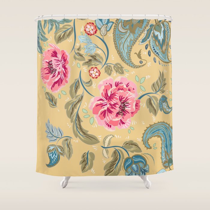 Tradition in modern times art gallery Mumbai Shower Curtain Gallery Image 1