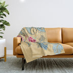 Tradition in modern times art gallery Mumbai Throw Blanket Gallery Image 1