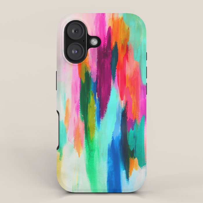 EttaVee Brush Strokes no.69 Vertical iPhone Case