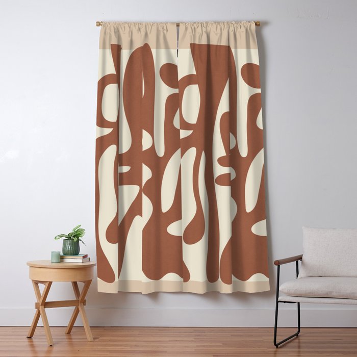 Terracotta Dreams  3 Window Curtain Gallery Image 5