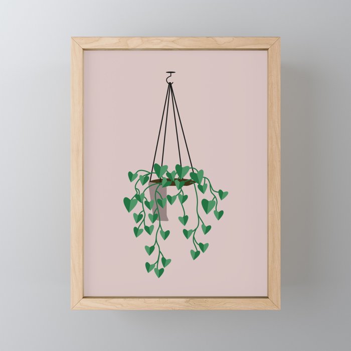hanging house plant Mini Art Print Gallery Image 1