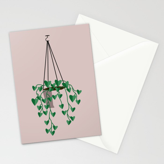 hanging house plant Stationery Card Gallery Image 2