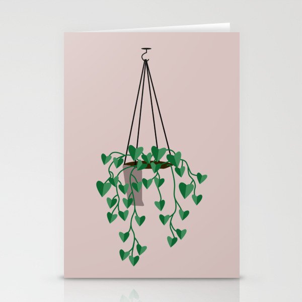 hanging house plant Stationery Card Gallery Image 1