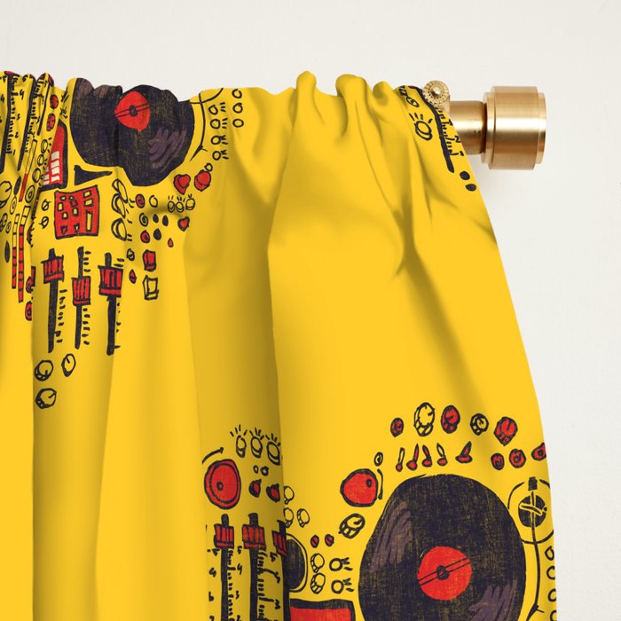 Music in every heartbeat Window Curtain Gallery Image 2