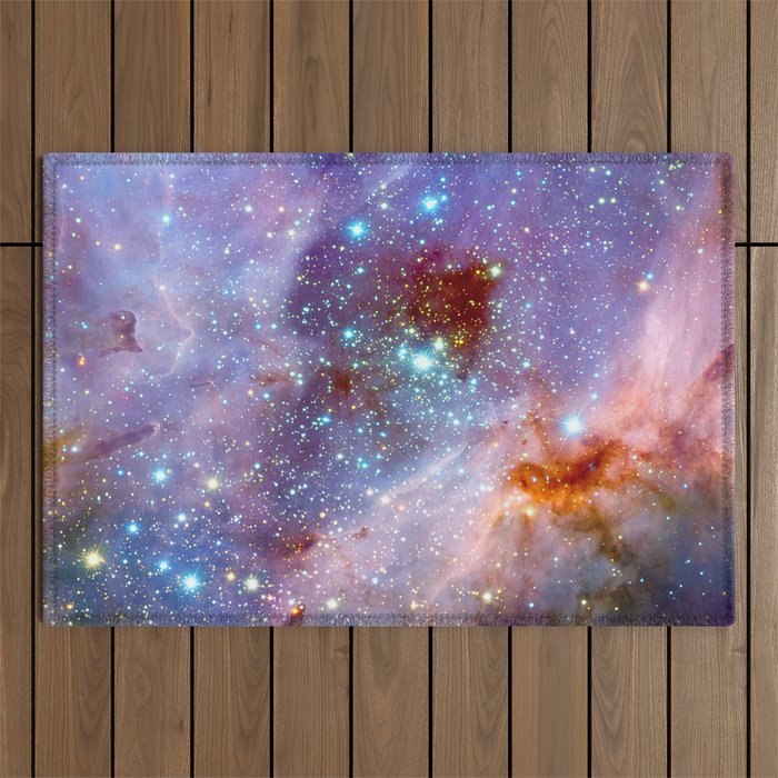Space nebula Outdoor Rug Gallery Image 1
