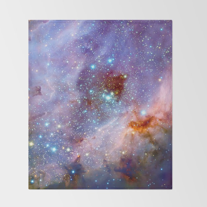 Space nebula Throw Blanket Gallery Image 2
