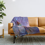 Space nebula Throw Blanket Gallery Image 1