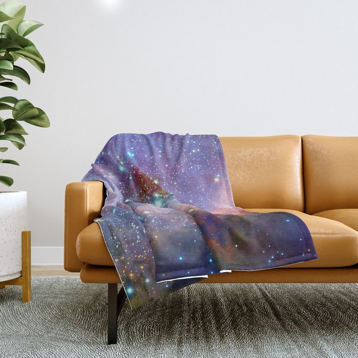 Space nebula Throw Blanket Gallery Image 1