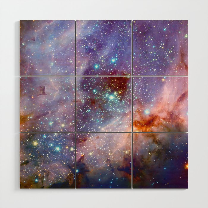 Space nebula Wood Wall Art Gallery Image 1
